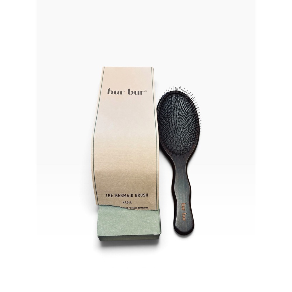 Bur Bur The Mermaid Brush Nadia Wet Detangling Brush Beech Wood